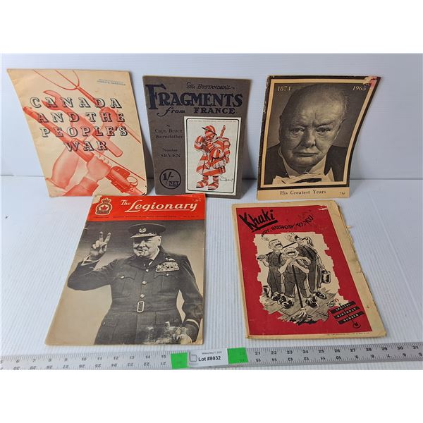 (5) Wartime Magazines