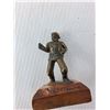 Image 2 : (2) Wood & Metal Barclay Toy Soldiers Up to 4.5" Long, 4" Tall