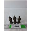 Image 1 : (3) Vintage Metal Barclay Toy Soldiers 3" Tall