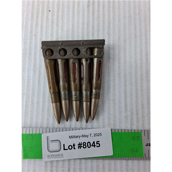 ^(5) WWI Lee Enfield Rifle Training Rounds, 1917 Cannot Ship