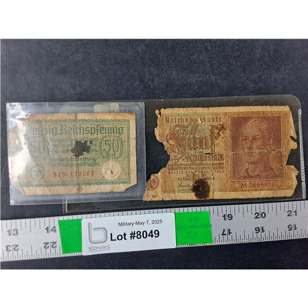 WWII German Money