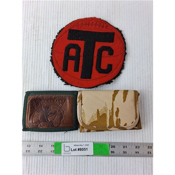 (2)Wallets- Ash Creek,Other, ATC Basketball Patch