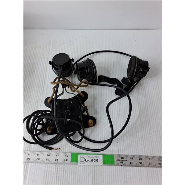 WWII/Korea Canadian Military Comms Headset