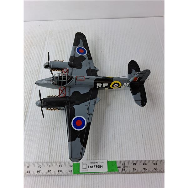 Model Mosquito Fighter Military Plane 12" Long