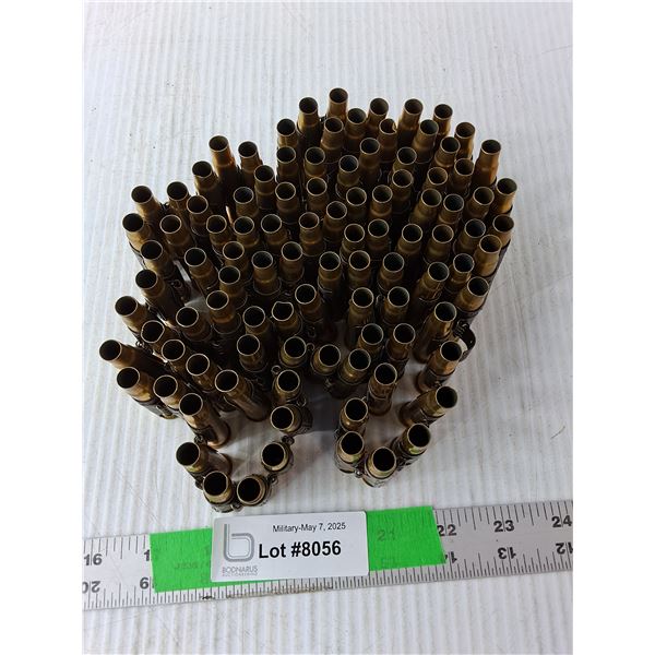 WW2 100 Round Linked Machine Gun Empty Ammo Belt