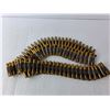 Image 2 : WW2 100 Round Linked Machine Gun Empty Ammo Belt