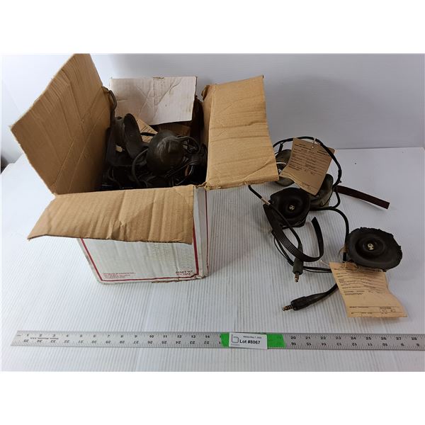 Box of Military Vehicle Communication Headsets