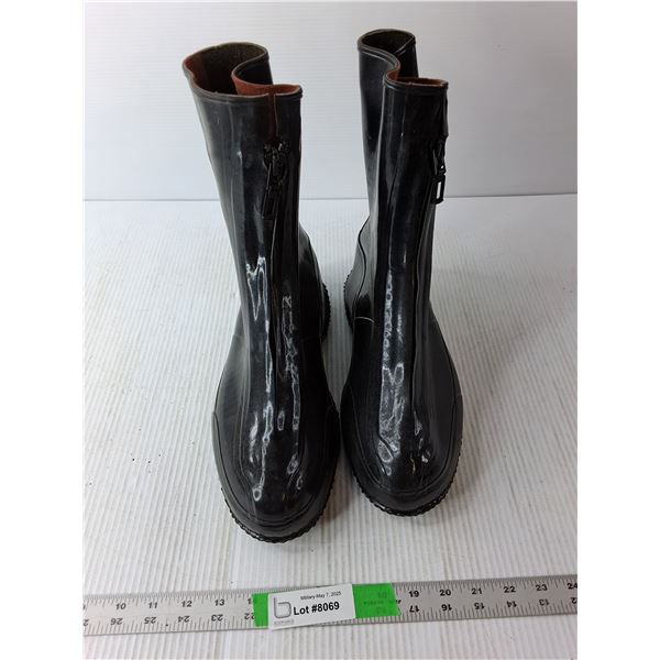 Rubber Over boots with Zipper-10