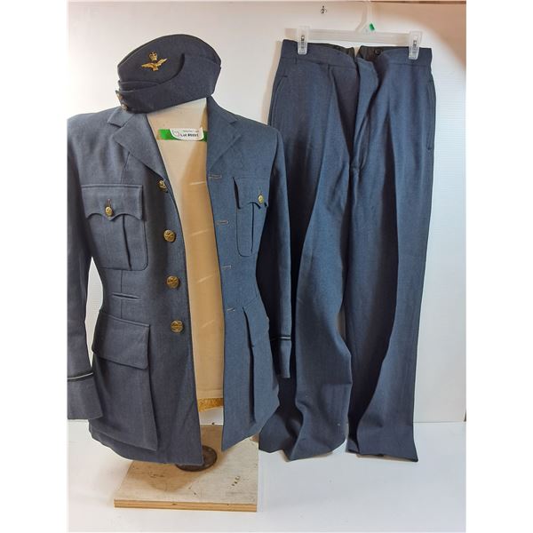 RCAF Pilot Officer Tunic, Pants & Wedge Cap, 1944