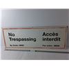 Image 1 : Department of Defense 'No Trespassing' Metal Sign