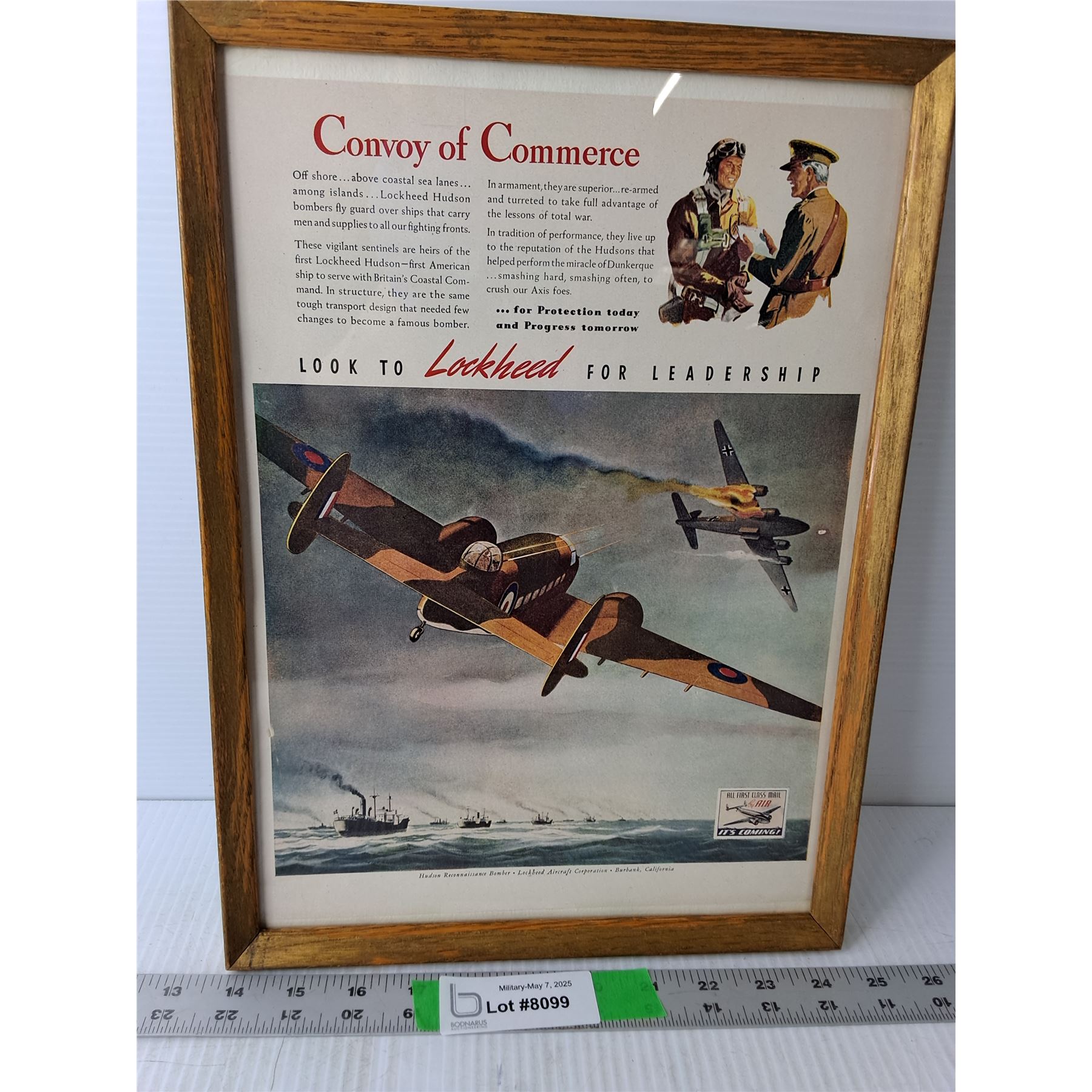 Lockheed Hudson Bomber Promotional Poster