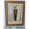 Image 1 : WWII Canadian Signals Corp Framed Soldier Photo