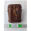 Image 1 : WWI Canadian Officer Sam Browne Leather Binocular Case