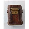 Image 3 : WWI Canadian Officer Sam Browne Leather Binocular Case
