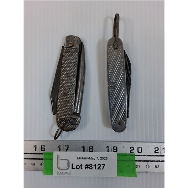 (2) WWII Army Soldier Clasp Knives