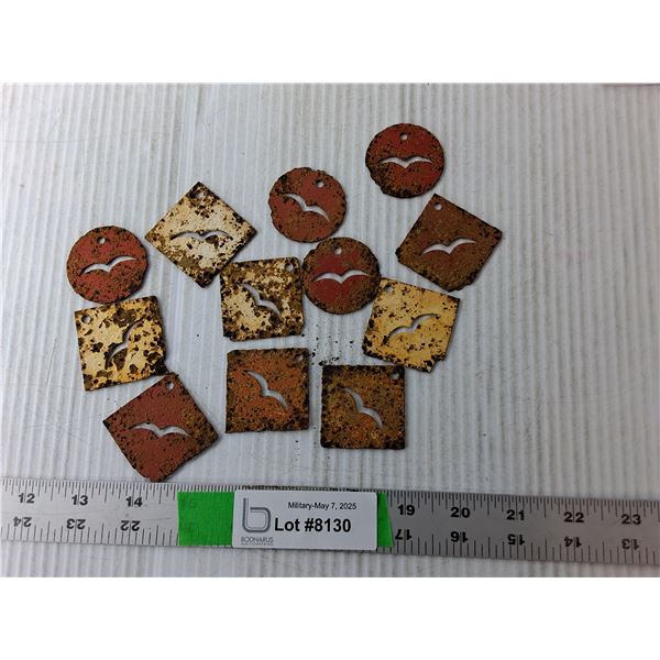 WWII German Luftwaffe Cargo ID Tags from Stalingrad