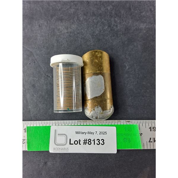 WWII Meat Ration Tokens & LIghter