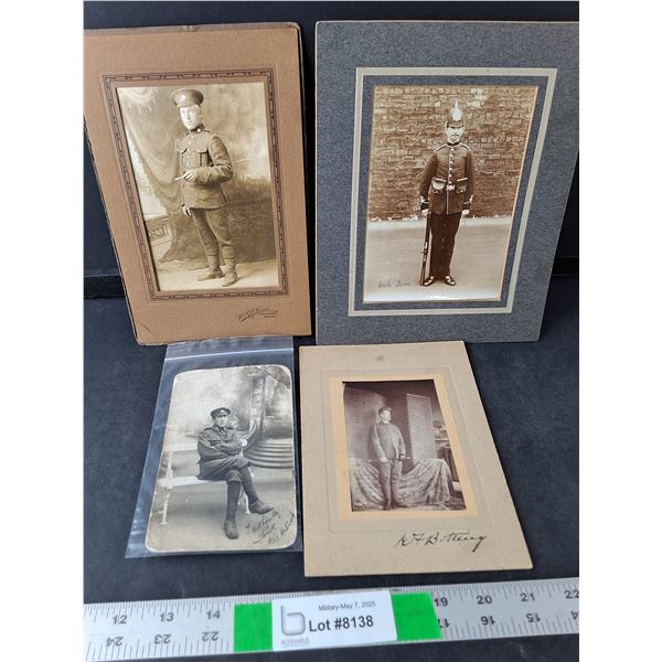 (4) WWI Studio Pictures