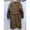 Image 2 : Army Wool Khaki Greatcoat, 1950s, Size 37-39"
