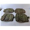 Image 2 : (4) Canadian Military Gas Mask Bags, Pattern 82