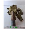 Image 1 : Large Adult Military Gas Mask with Case and Belt