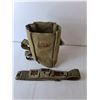 Image 4 : Large Adult Military Gas Mask with Case and Belt