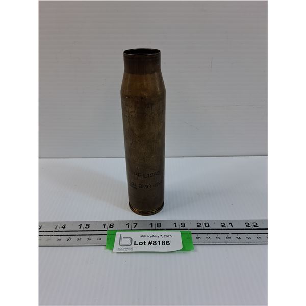 British 30mm Shell Casing - 6.75" Long x 1.75" Diameter