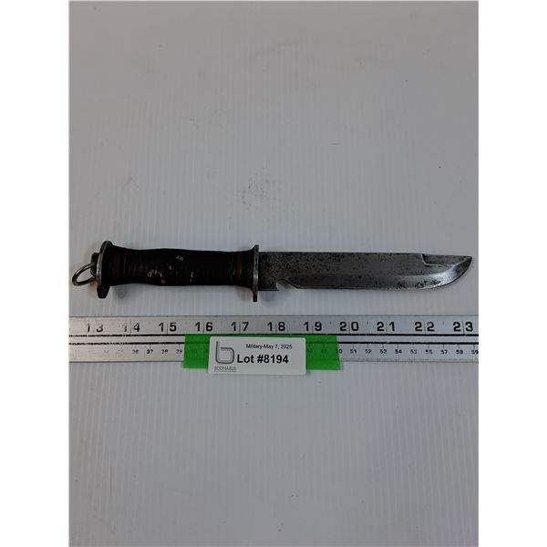 WW2 E.G. Waterman Private Purchase Solider's Fighting Knife (Marked) - 10.5" Length