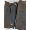 Image 2 : Pair of 12" WW1 Leather Leg Gaiters