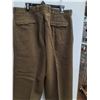 Image 3 : (2) Pattern 37 Officer Wool Dress Pants: Size 10 & Size 38 x 29