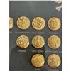 Image 2 : A full tray of brass State Seal buttons