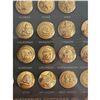 Image 5 : A full tray of brass State Seal buttons