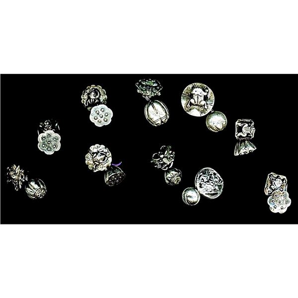 A small card of division one silver toggle buttons