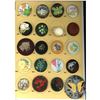 Image 1 : A card of division three assorted fabric buttons