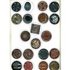 Image 1 : A card of division three Bakelite Buttons