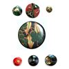 Image 1 : A small card of division 1 and 3 Celluloid buttons