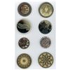 Image 1 : A small card of division one celluloid buttons