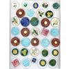Image 1 : A large card of studio ceramic buttons