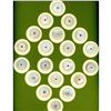 Image 1 : A card of division one pearl buttons