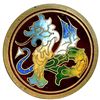 Image 4 : A small card of assorted material dragon buttons