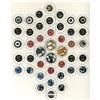 Image 1 : A Card of division one assorted inlay buttons