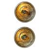 Image 4 : A pair of division one Hunt Club pictorial buttons