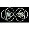 Image 3 : A division one glass set in metal buckle