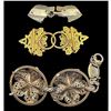 Image 7 : A small card of assorted buckles