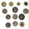 Image 1 : A partial card of division 1 assorted figural buttons