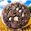 Image 1 : A division one carved and united pearl button