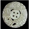 Image 1 : A division one 4 hole sew thru carved pearl button