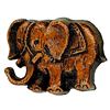 Image 7 : A partial card of div. 1 & 3 assorted animal buttons