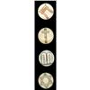 Image 1 : A small card of division three natural material buttons