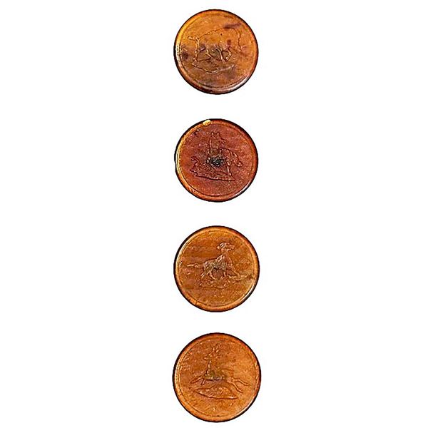 A set of division one sporting buttons